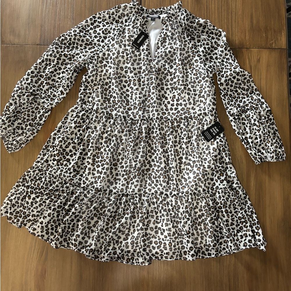 Leopard Print Dress NWT